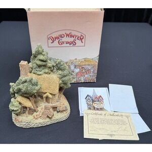 David Winter Hermits Humblehome 1985 England John Hine In Original Box W Papers